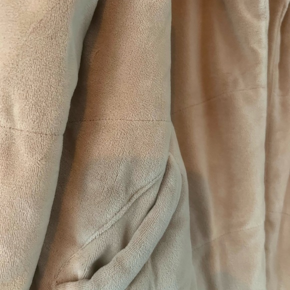 Young Fabulous and Broke comfy plush blush velour jacket - Picture 3 of 5
